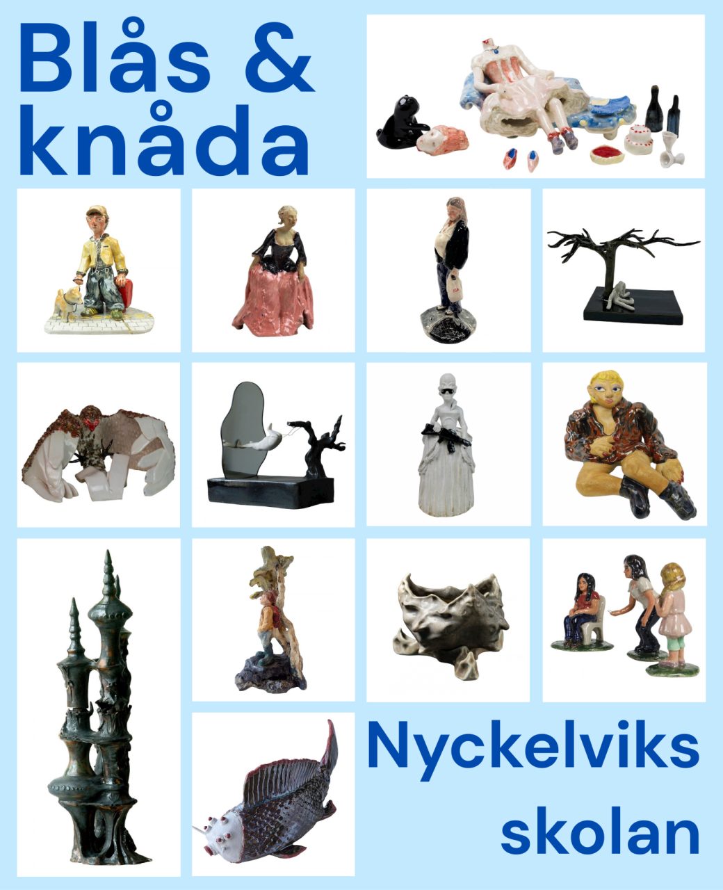 Nyckelviksskolan Keramisk form blås & knåda